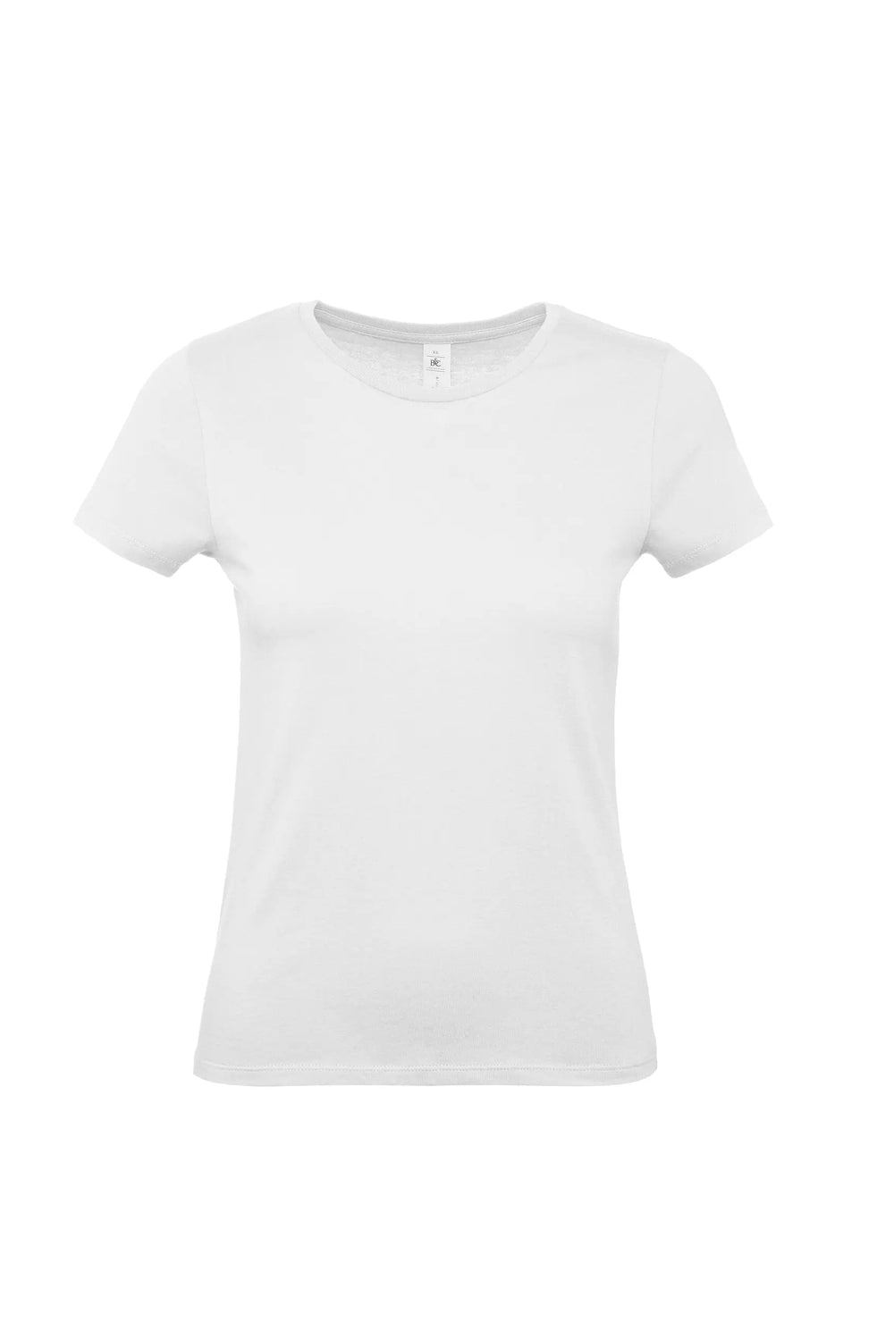 T-Shirt uomo B&C, 100% cotone, 145 grammi, colore bianco, personalizzabile con logo o testo